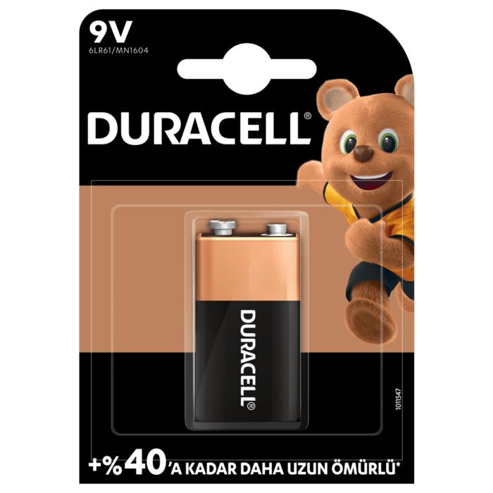 Duracell 9 volt Pil Tekli