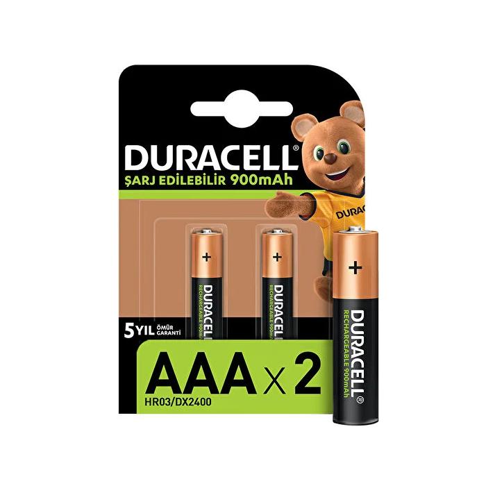 Duracell 900mAh İnce Şarjlı Pil